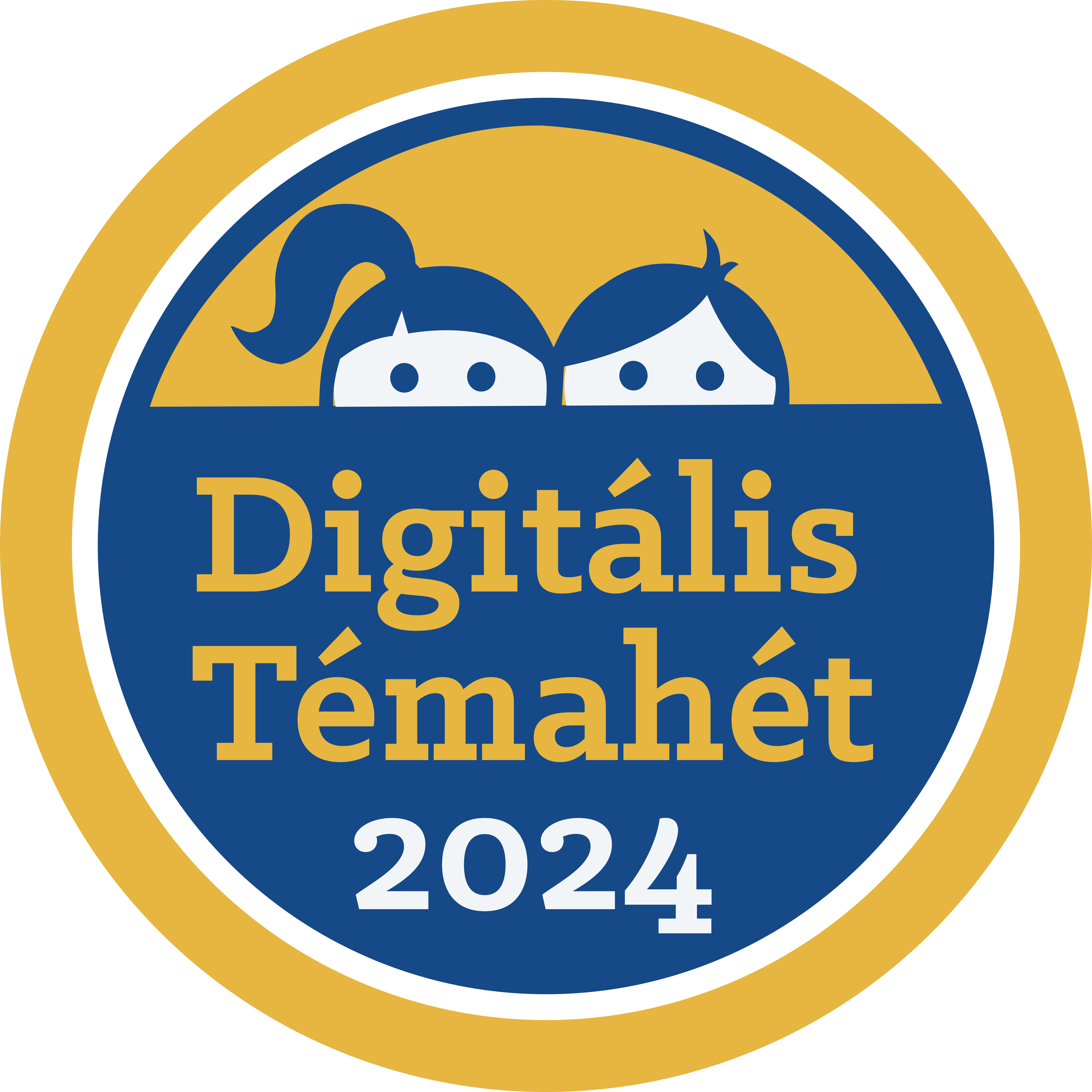 digitális témahét jelvény