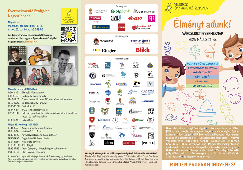 Gyereknap 2025 programoldal