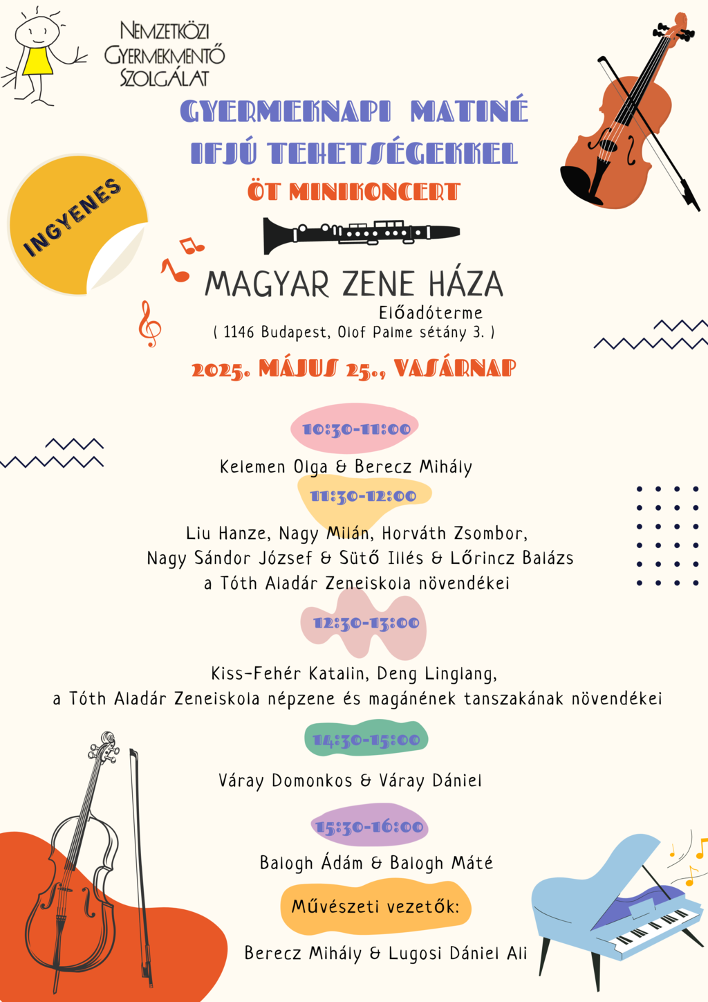 Gyereknapi matiné meghívó final